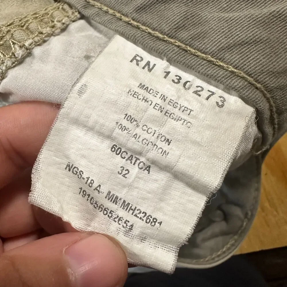 Wrangler khaki cargo